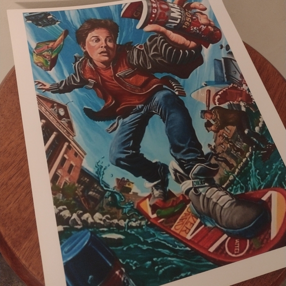 NEW!💯 MARTY MCFLY 8.5x11 ULTRA GLOSSY COLOR ART WALL/LOCKER KIDS/TEENS POSTER! - Picture 3 of 7
